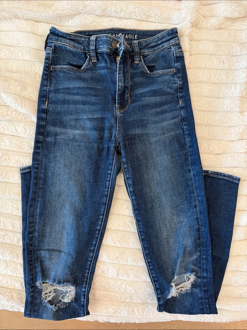 American Eagle Skinny Ripped Jeans